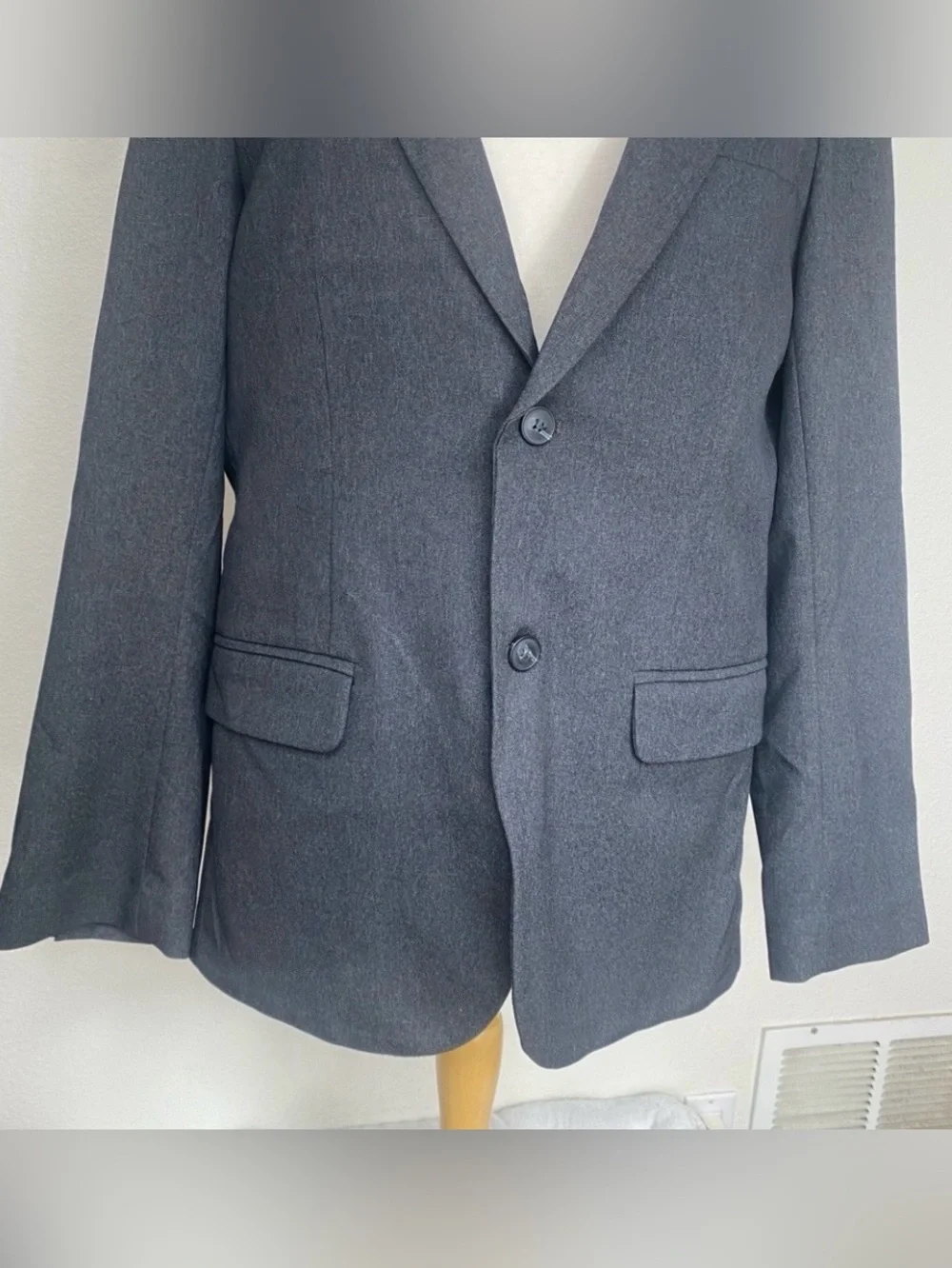 NWOT NEW Bluffworks Men's Gotham Gray Classic Fit Gramercy Blazer Size 44R